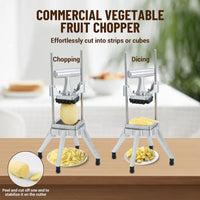 Garvee Vegetable Fruit Slicer 14 Inch Stainless Steel Commercial Manual Slicer for Kitchen Silver