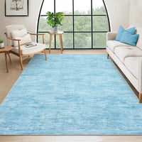 Garvee 120x170cm Modern Neutral Solid Colour Machine Washable Rug Hardwearing Carpet for Living Room Bedroom and Dining Area