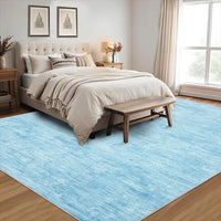 Garvee 200x290cm Modern Neutral Solid Colour Machine Washable Rug Hardwearing Carpet for Living Room Bedroom and Dining Area