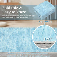 Garvee 200x290cm Modern Neutral Solid Colour Machine Washable Rug Hardwearing Carpet for Living Room Bedroom and Dining Area