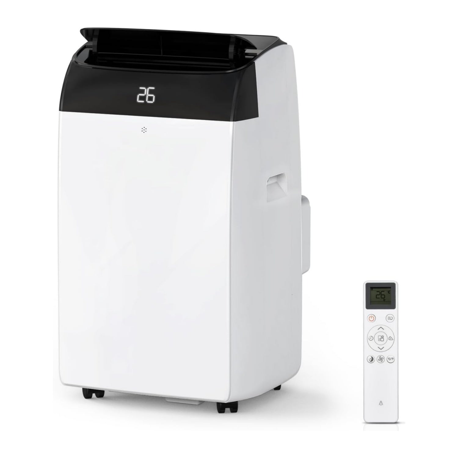 Garvee 12000 BTU Portable Air Conditioner 4-in-1 Cooling Heating Dehumidifier and Fan Unit 39.6x46x86.5 cm White