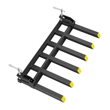 Garvee 147cm Heavy-Duty Clamp-on Tractor Debris Forks – 1800kg Capacity Loaders & Skid-Steer for Clearing Debris, Logs & Farm Waste